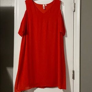 Cold shoulder dress